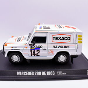 Modellino auto rally scala 1:43 Mercedes 280 GE diecast modellismo statico