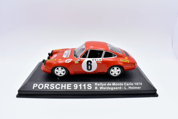 Modellino auto rally scala 1:43 Porsche 911S diecast modellismo statico