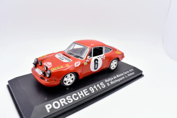 Modellino auto rally scala 1:43 Porsche 911S diecast modellismo statico - Image 3
