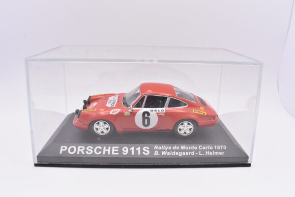 Modellino auto rally scala 1:43 Porsche 911S diecast modellismo statico - Image 5