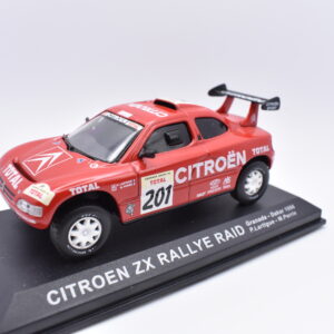 Modellino auto rally scala 1:43 Citroen ZX Rallye Raid diecast modellismo statico
