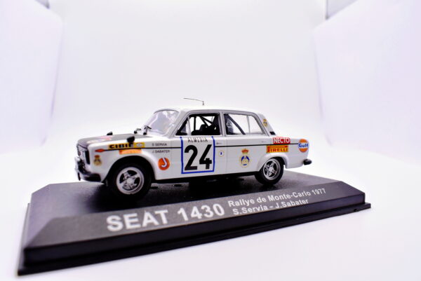 Modellino auto rally scala 1:43 Seat 1430 diecast modellismo statico - Image 3