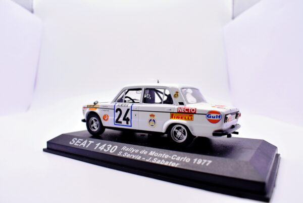 Modellino auto rally scala 1:43 Seat 1430 diecast modellismo statico - Image 4