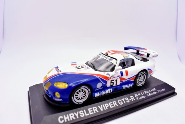 Modellino auto rally scala 1:43 Chrysler Viper GTS-R diecast modellismo statico - Image 3