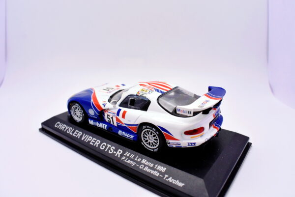 Modellino auto rally scala 1:43 Chrysler Viper GTS-R diecast modellismo statico - Image 4