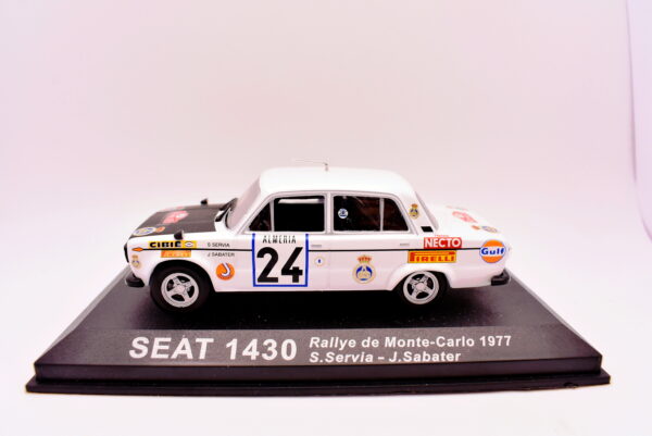 Modellino auto rally scala 1:43 Seat 1430 diecast modellismo statico - Image 5