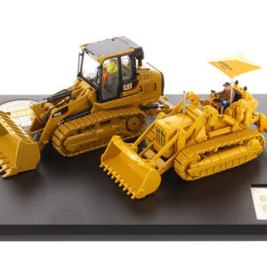Modellino ruspa Diecast Master  CAT TRACK LOADER EVOLUTION SERIES 977D+963 1:50 diecast modellismo statico