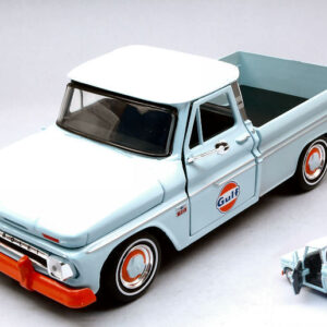 Modellino auto scala 1:24 MotorMax  CHEVROLET C10 FLEETSIDE PICK UP 1966 GULF 1:24 diecast modellismo statico