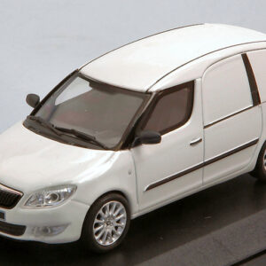 Modellino auto scala 1:43 Abrex  SKODA PRAKTIK 2008 WHITE CANDY diecast modellismo statico
