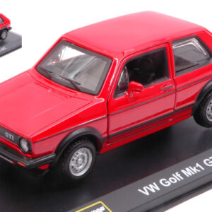 Modellino auto scala 1:32 VW GOLF Mk1 GTI RED modellismo statico collezione