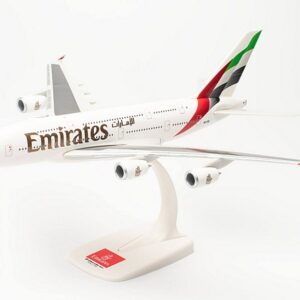 Modellino aereo di linea Herpa AIRBUS A380 EMITATES NEW COLORS 1:250 modellismo collezione
