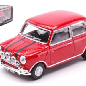 Modellino auto scala 1:43 MINI COOPER RED diecast modellismo statico