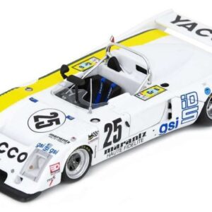 Modellino auto scala 1:43 Spark Model racing CHEVRON B36 N.25 17th 24 H LE MANS 1980 SOTTY-HESNAULT-LAURENT modellismo statico