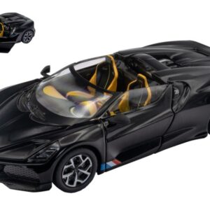 Modellino auto scala 1:32 BUGATTI MISTRAL BLACK modellismo statico collezione