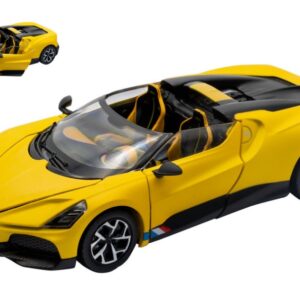 Modellino auto scala 1:32 BUGATTI MISTRAL YELLOW modellismo diecast collezione
