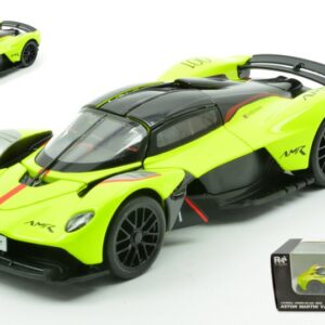 Modellino auto scala 1:32 RE.EL.Toys  ASTON MARTIN VALKYRIE ACID YELLOW 1:32 diecast modellismo statico