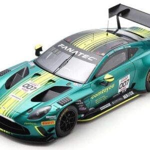 Modellino auto scala 1:18 Spark ASTON MARTIN VANTAGE GT3 007 24H SPA 2024 racing modellismo