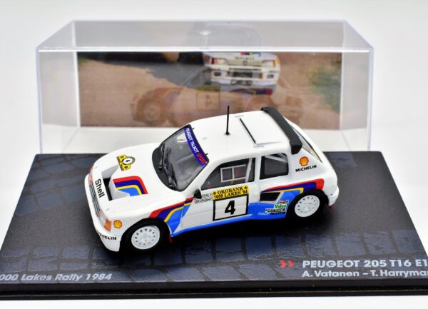 modellino auto rally scala 1:43 Peugeot 205 T16 collezione