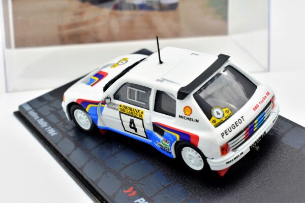modellino auto rally scala 1:43 Peugeot 205 T16 collezione - Image 3