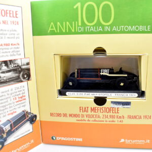 Modellino auto scala 1:43 Fiat Mefistofele Brumm diecast modellismo da collezione
