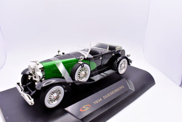Modellino auto Duesenberg scala 1:32 diecast modellismo collezione epoca solido