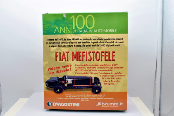 Modellino auto scala 1:43 Fiat Mefistofele Brumm diecast modellismo da collezione - Image 7