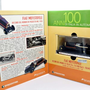 Modellino auto scala 1:43 Fiat Mefistofele Brumm diecast modellismo da collezione