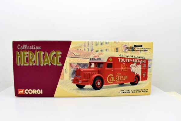 Modellino Camion scala 1:50 Bernard type 110 Fourgon Calberson-flageul Corgi diecast modellismo da collezione - Image 2