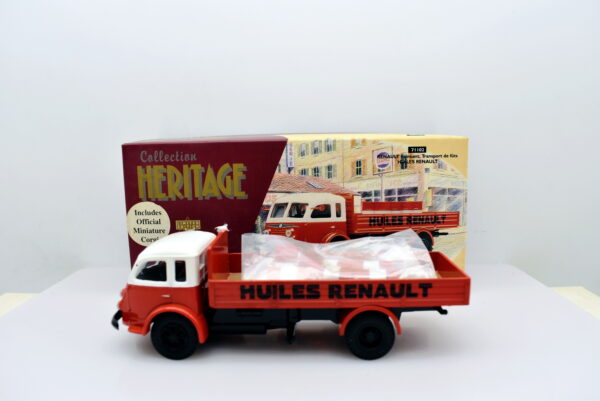 Modellino Camion scala 1:50 Renault fainèant, Transport de futs HUILES Renault Corgi diecast modellismo da collezione - Image 3
