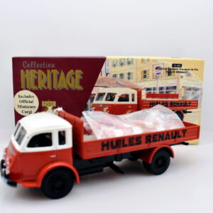 Modellino Camion scala 1:50 Renault fainèant, Transport de futs HUILES Renault Corgi diecast modellismo da collezione