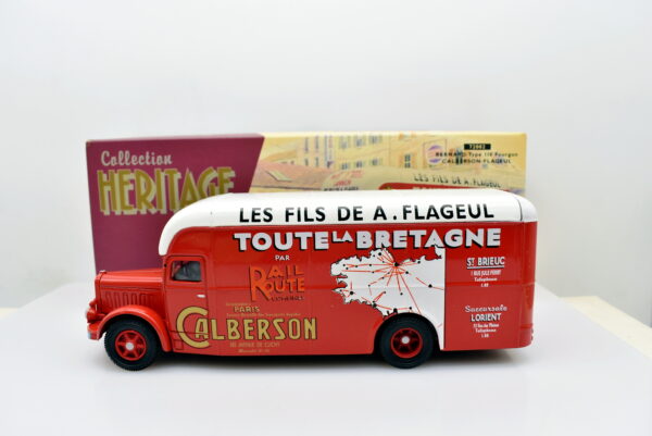Modellino Camion scala 1:50 Bernard type 110 Fourgon Calberson-flageul Corgi diecast modellismo da collezione - Image 3