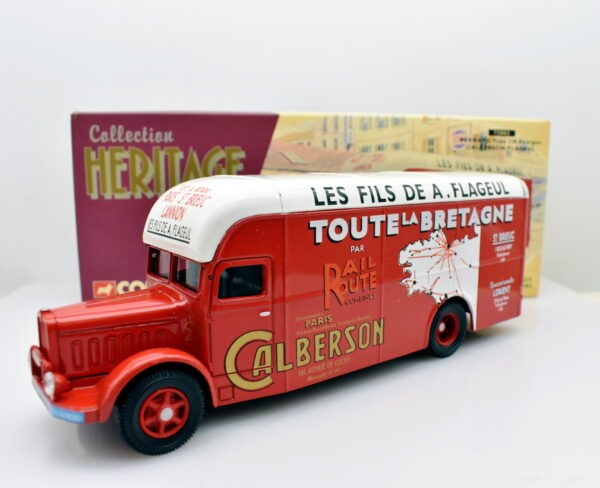 Modellino Camion scala 1:50 Bernard type 110 Fourgon Calberson-flageul Corgi diecast modellismo da collezione