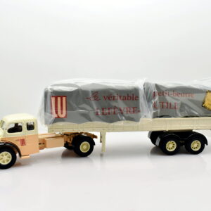 Modellino Camion scala 1:50 Berliet TLR semi-remorque bache LU Corgi diecast modellismo da collezione