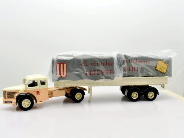 Modellino Camion scala 1:50 Berliet TLR semi-remorque bache LU Corgi diecast modellismo da collezione