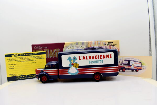 Modellino Camion scala 1:50 Berliet GLR8 Fourgon l'alsacienne Corgi diecast modellismo da collezione - Image 3