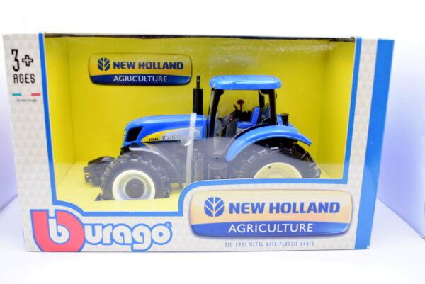 modellino trattore scala 1:32 New Holland Agricolture Burago modellismo diecast - Image 5