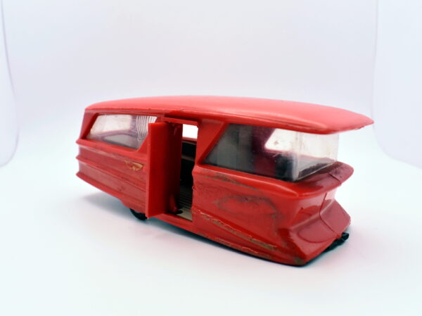 Modellino roulotte caravan 1:41 politoys n. 44 diecast modellismo vintage asta