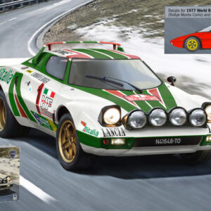 Modellino auto model kit di montaggio Italeri LANCIA STRATOS HF rally 1:24