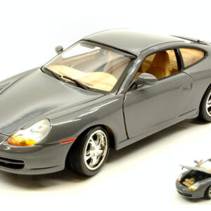 Modellino auto scala 1:18 PORSCHE 911 996 CARRERA 2000 ASH GREY modellismo statico