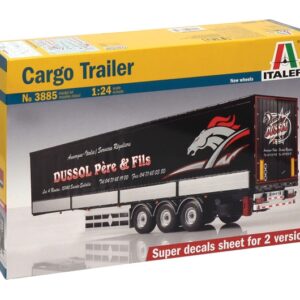 Modellino camion kit di montaggio Italeri  CARGO TRAILER KIT 1:24 modellismo