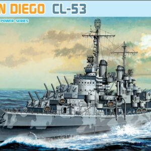Modellino nave da montare model kit di montaggio Dragon  U.S.S. SAN DIEGO CL-53 KIT 1:700 modellismo