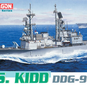 Modellino nave da montare model kit di montaggio Dragon  U.S.S. KIDD DDG-993 KIT 1:350 modellismo