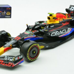Modellino auto formula 1 F1 scala 1:24 RED BULL RB19 PEREZ 2023 AUSTIN GP