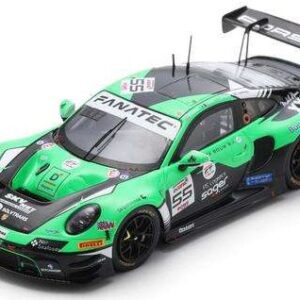Modellino auto scala 1:43 Spark Model  PORSCHE 911 GT3 R N.55 24 H SPA 2024 RAPPANGE-BLOM-NAKKEN-NOUET racing modellismo