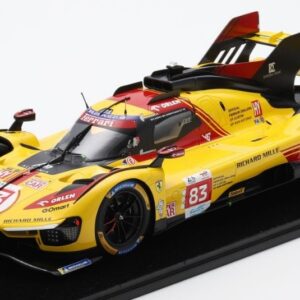Modellino auto scala 1:12 Looksmart  FERRARI 499P N.83 LE MANS 2024 KUBICA-SHWARTZMAN-YE  racing modellismo
