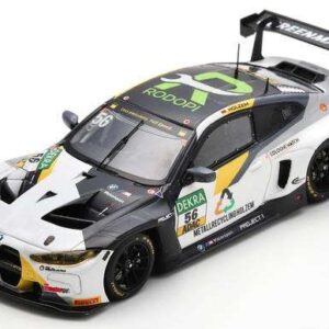 Modellino auto scala 1:43 Spark Model  BMW M4 GT3 N°56 Project DTM 2023 Sandro Holzem (300ex.) racing modellismo