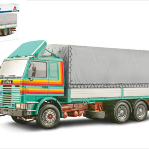 Modellino camion kit di montaggio Italeri  SCANIA 142H 6x2 CANVAS KIT 1:24 modellismo