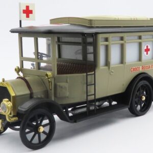 Modellino auto scala 1:43 Rio FIAT 15 TER AMBULANZA CROCE ROSSA ITALIANA