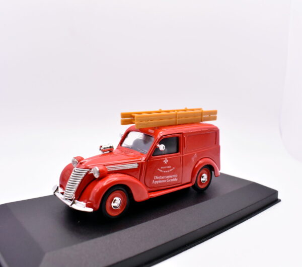 Modellino auto scala 1:43 Fiat 1100 Furgone vigli del fuoco Brumm diecast modellismo statico