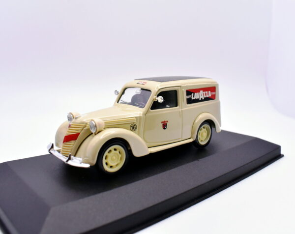 modellino auto Fiat 1100 furgone LAVAZZA veicoli pubblicitari epoca 1:43 brumm